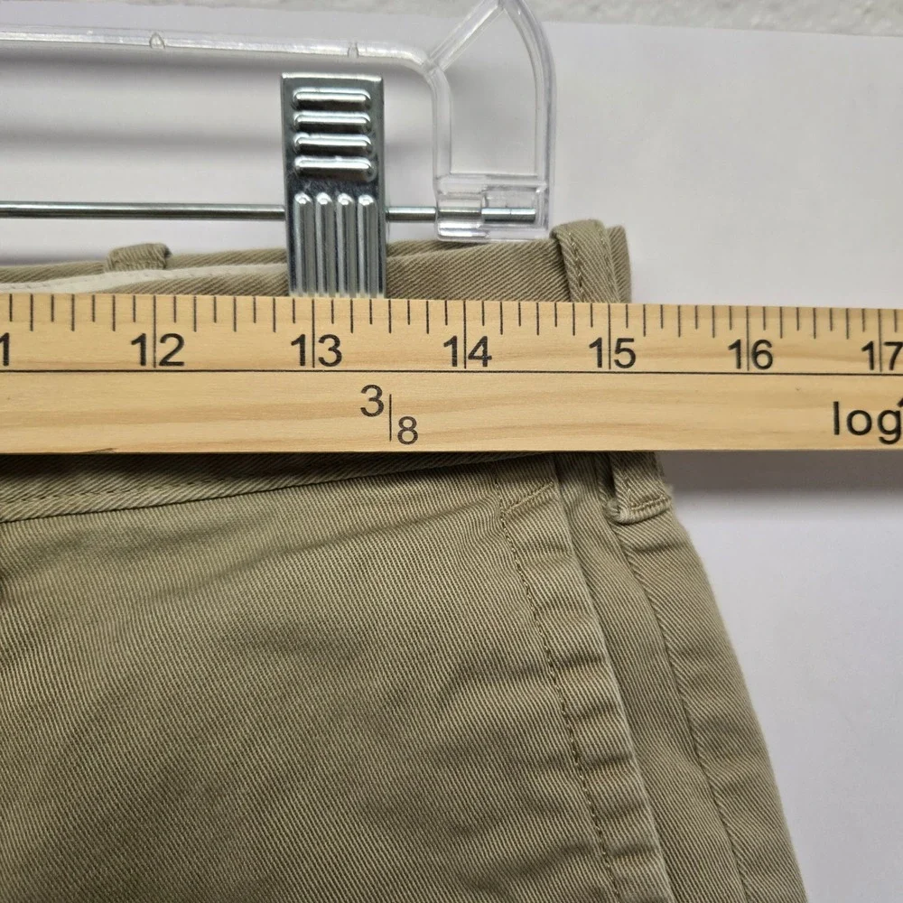 J.Crew Mens Khaki Tan Cotton Twill Chino Shorts 7 Inch Inseam Size 29